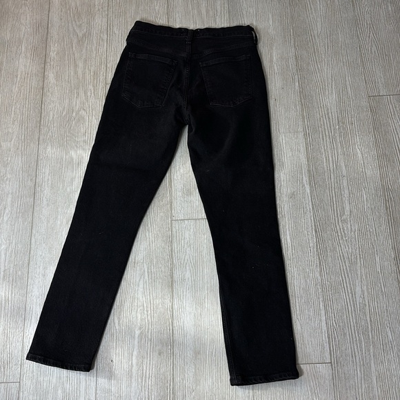 Agolde Merrel Black Straight Leg Jeans size 26 - Picture 4 of 16